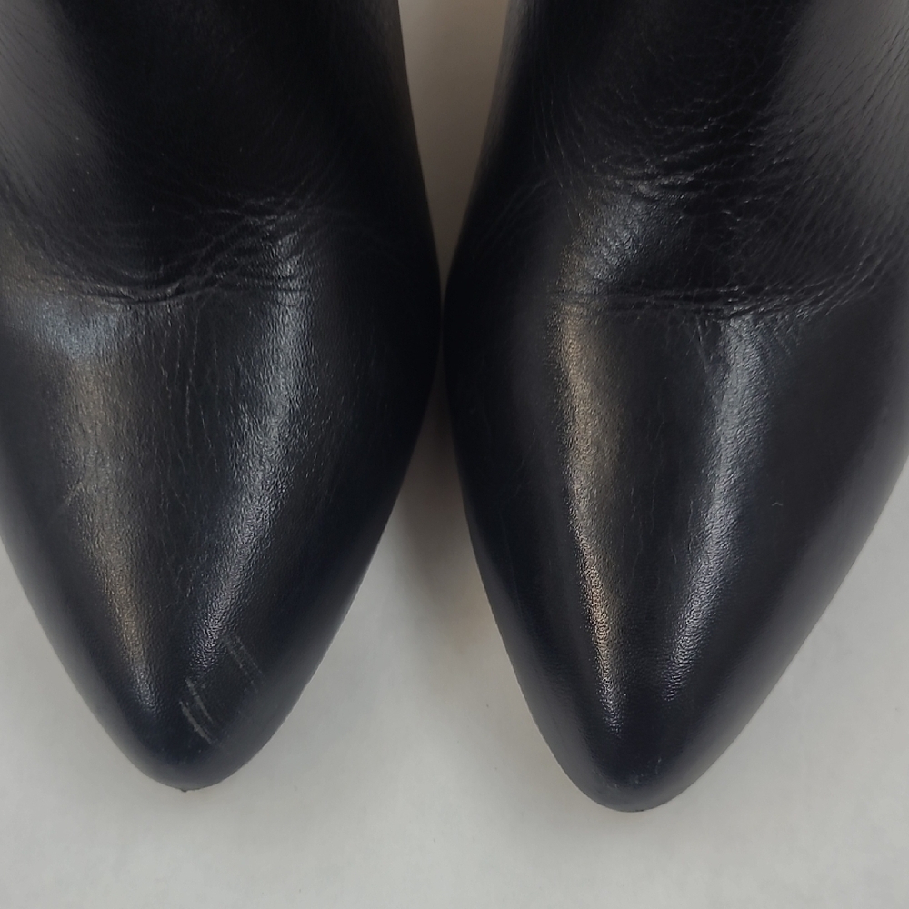 Coach Black Leather Pointed Toe Boots Size 7.5 ***See Description*** - Picture 4 of 11